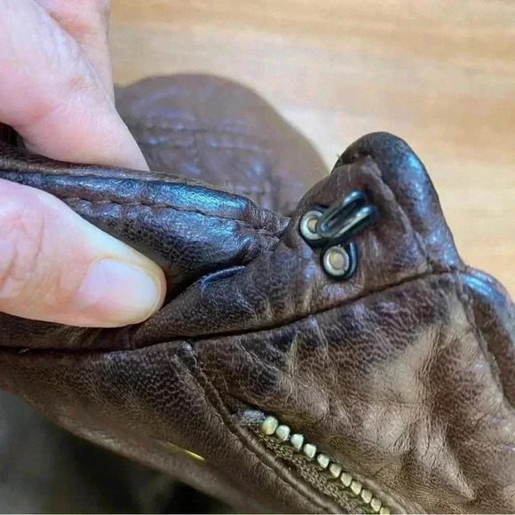 Perrone Aviation Apparel pilot leather bomber jacket size 54 handmade in USA - Picture 8 of 11